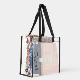 Beach Club Birthday Clear Tote Bag