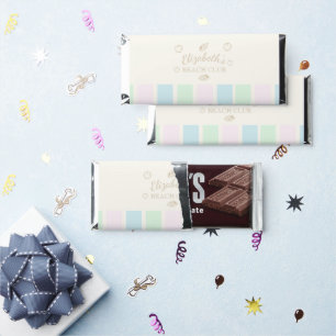 Beach Club Birthday Hershey Bar Favors