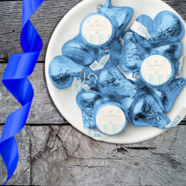 Beach Club Birthday Hershey®'s Kisses® (Creator Uploaded)