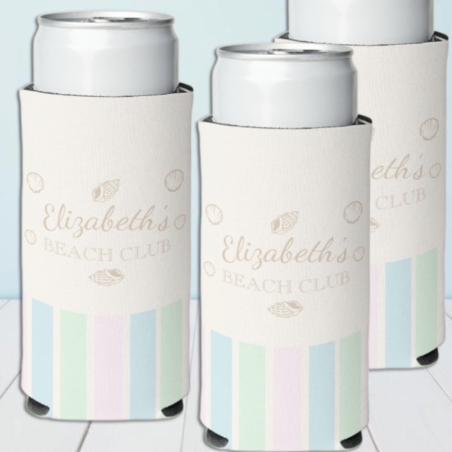 Beach Club Birthday Seltzer Can Cooler (Creator Uploaded)