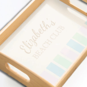 Beach Club Birthday Serving Tray