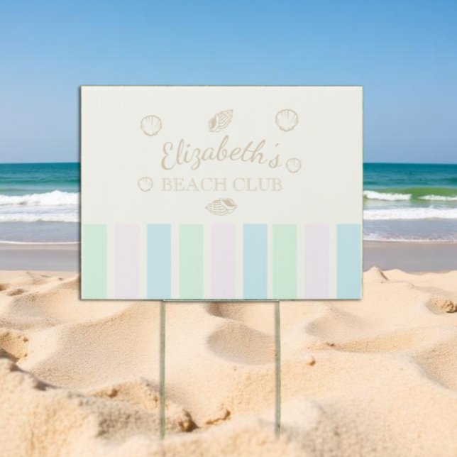 Beach Club Birthday Sign (Creator Uploaded)