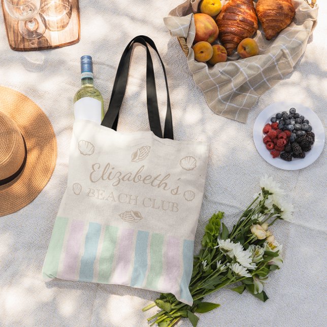 Beach Club Birthday Tote Bag (Creator Uploaded)