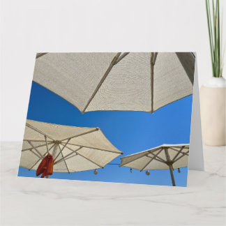 Beach Club Parasols Card