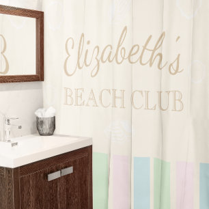 Beach Club Shower Curtain