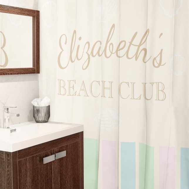 Beach Club Shower Curtain (Creator Uploaded)