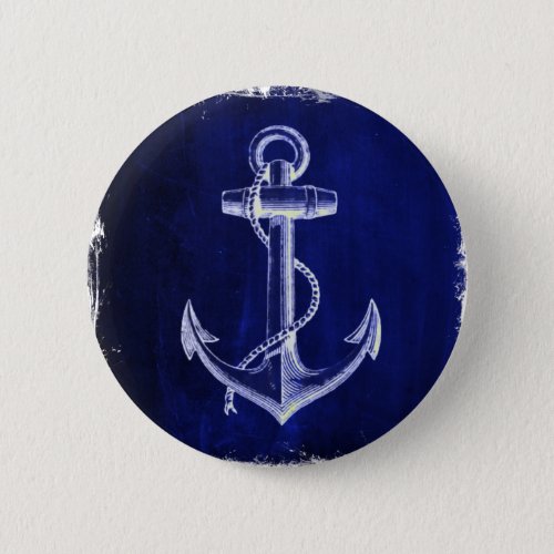 beach coastal chic nautical navy blue anchor button