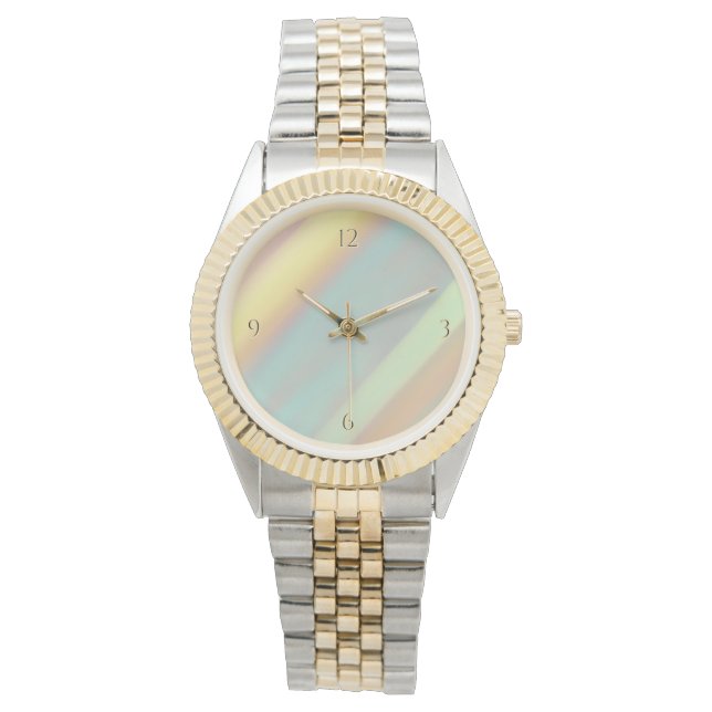 Beach Coastal Colorful Pastel  Watch (Front)