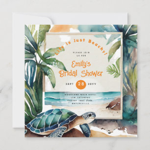 Beach Coastal Ocean BABYSHOWER BIRTHDAY WEDDING Invitation