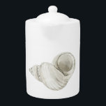 Beach/Coastal seashell Teapot<br><div class="desc">great for a beach house</div>