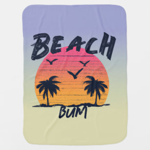 Beach/coastal/tropical/Hawaiian Baby Blanket