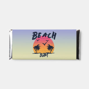 Beach/coastal/tropical/Hawaiian Hershey Bar Favors