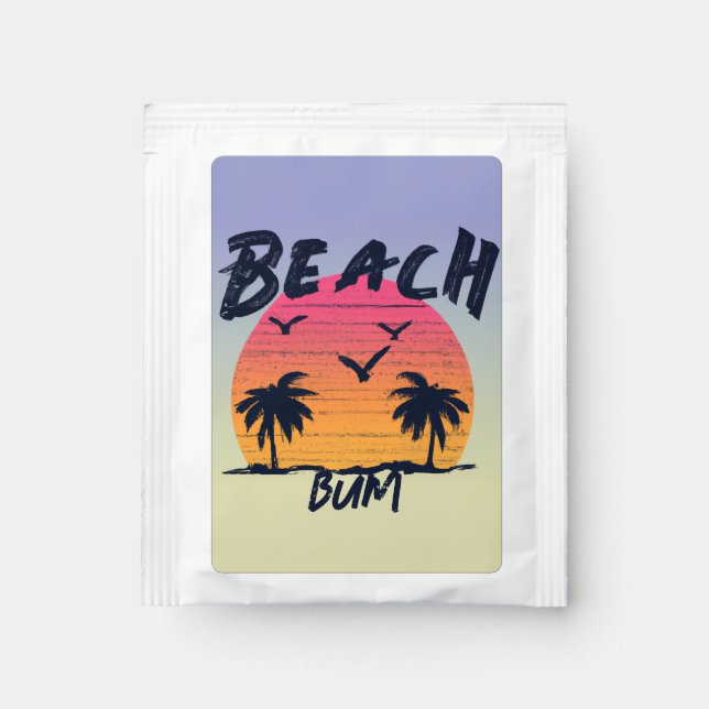 Beach/coastal/tropical/Hawaiian Tea Bag Drink Mix (Front)
