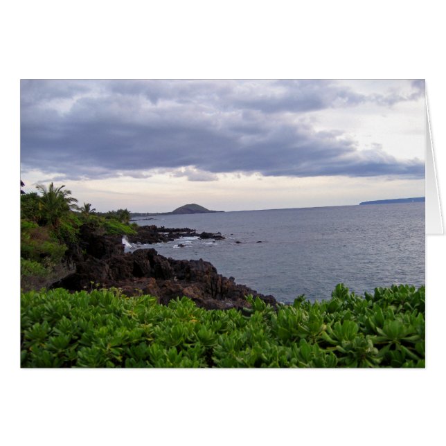 Beach Coastline Cards (Front Horizontal)