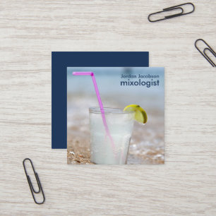 Beach Cocktail Business Cards