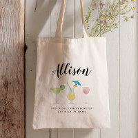 Beach Cocktails Bachelorette Bridesmaid Name