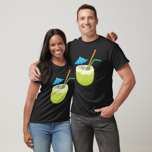 Beach coconut drink T_Shirt