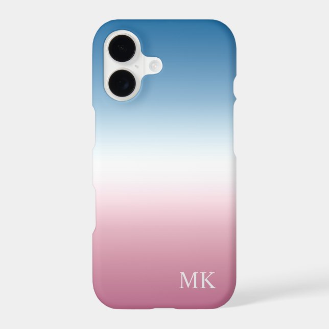  Beach Color Gradient Iphone Case (Back)