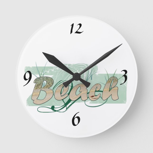 Beach Colors Clock (Front)