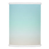 Beach Colors Gradient | Minimal Coastal Turquoise Lamp Shade (Right)