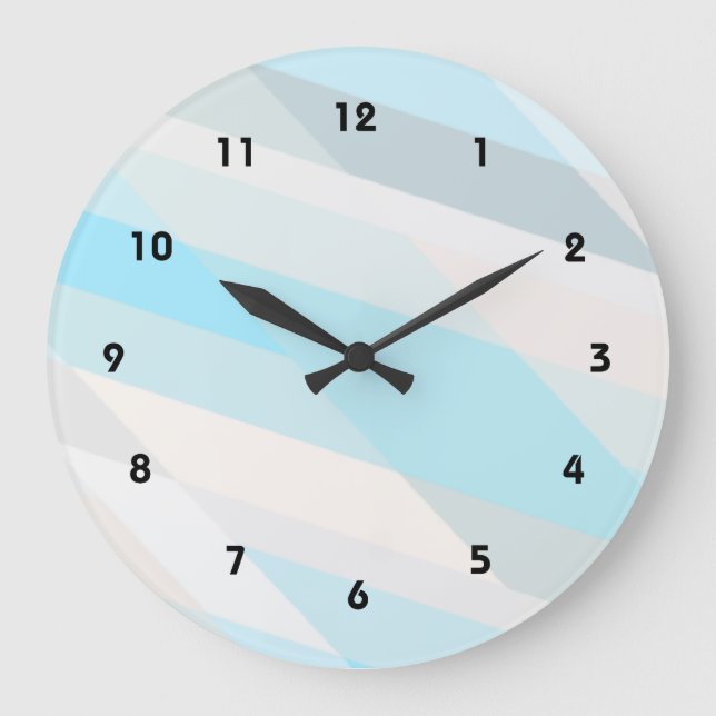 Beach Colors Large Clock (Front)