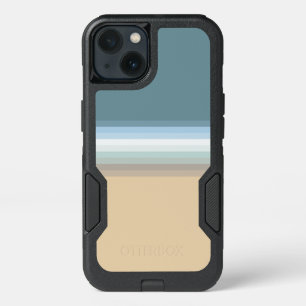 Beach Colors Light Brown/Sand/Beige/Turquoise/Blue iPhone 13 Case