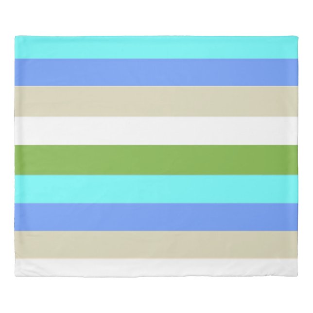 Beach colors of Sint Maarten Duvet Cover (Front)