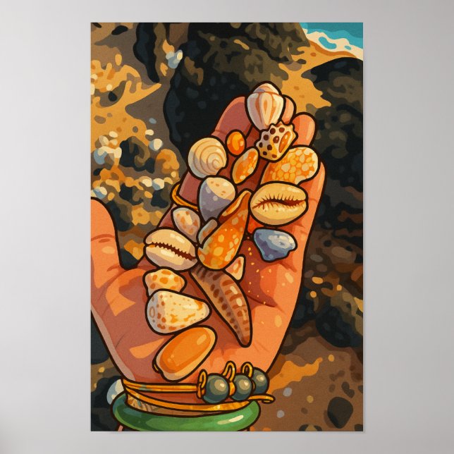 Beach combing poster (Front)