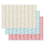 Beach Coral Reef Striped Pattern | Nautical Colors Wrapping Paper Sheets