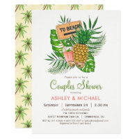 Beach Couples Shower Invitation