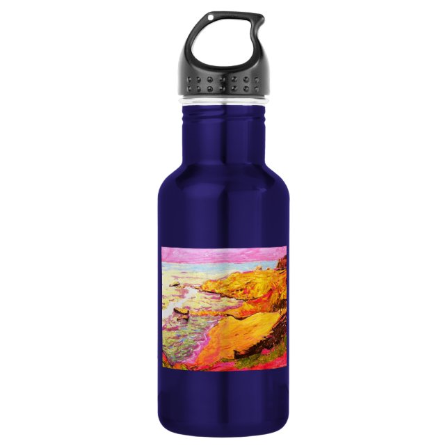 Beach Cove Stainless Steel Water Bottle (Front)