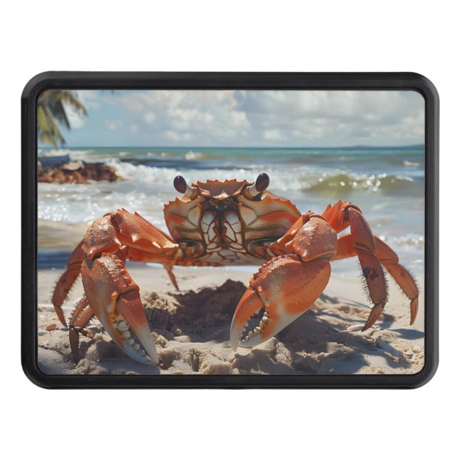 Beach Crab Hitch Cover (Front)
