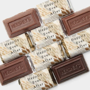 Beach Cream Abstract Animal Wedding Hershey's Miniatures