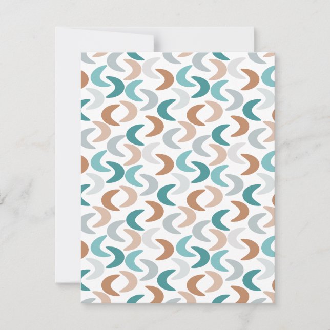 Beach Crescents  Note Card (Front)