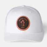 Beach Crew Palm Tree Leather Patch Hat<br><div class="desc">Bring effortless summer vibes to your beach adventures with this personalized Beach Crew trucker hat featuring minimalist palm trees and a custom name. Designed with a stylish faux leather patch, this hat is perfect for vacations, beach trips, bachelorette parties, cruise outfits, or matching family summer looks. Customize the name to...</div>