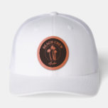 Beach Crew Palm Tree Leather Patch Hat<br><div class="desc">Bring effortless summer vibes to your beach adventures with this personalized Beach Crew trucker hat featuring minimalist palm trees and a custom name. Designed with a stylish faux leather patch, this hat is perfect for vacations, beach trips, bachelorette parties, cruise outfits, or matching family summer looks. Customize the name to...</div>