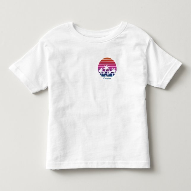 Beach Cruise Custom Family Reunion Pocket Name Toddler T-shirt (Front)