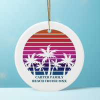 Beach Cruise Family Reunion Sunset Vacation Custom