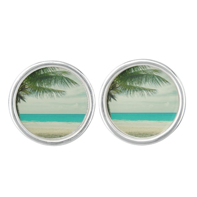 Beach Cufflinks (Front)
