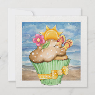 Beach Cupcake ! - SRF Invitation