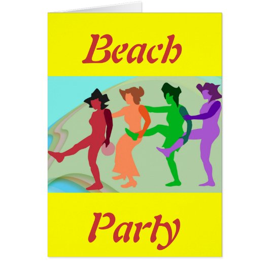 Beach Dance Cards (Front)