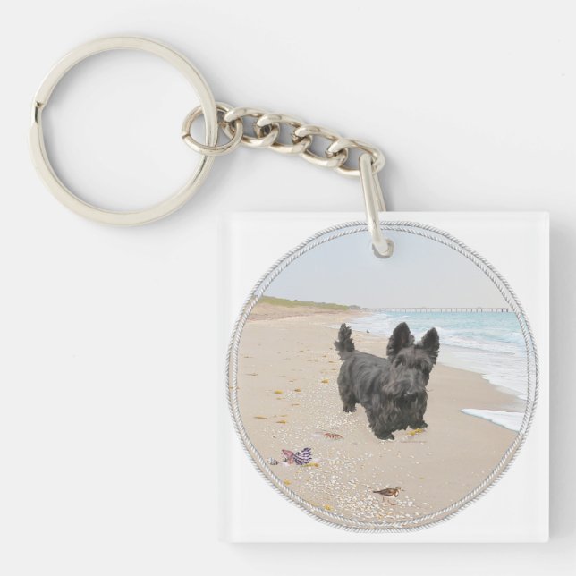 Beach Day Keychain (Front)