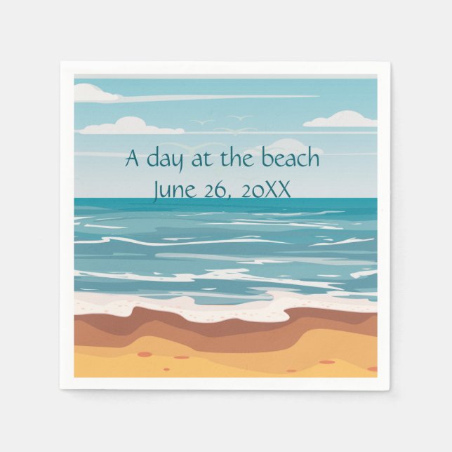Beach Day Napkins (Front)