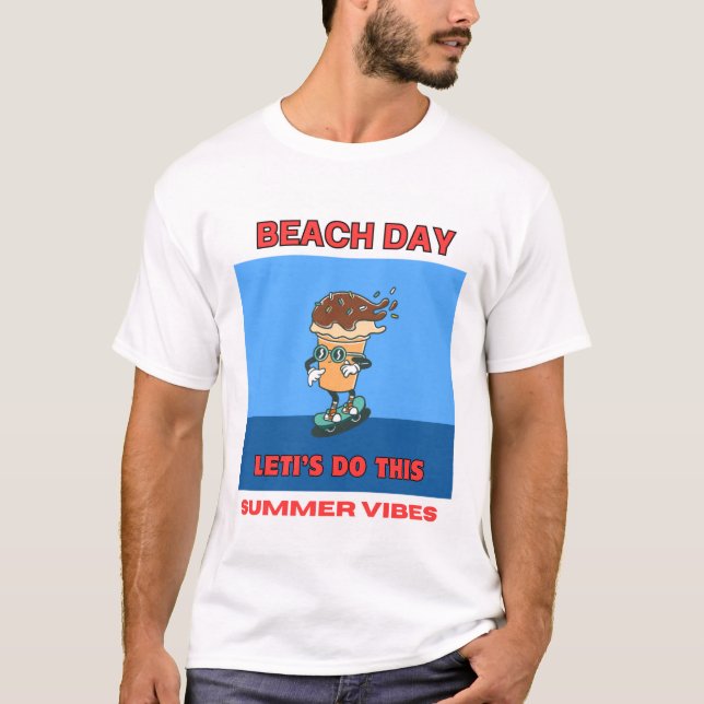 Beach Day Summer Vibes Tee (Front)