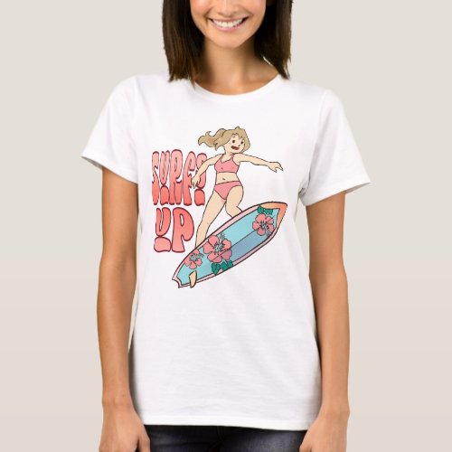 Beach Day Surfs up Amber _ BlackFox T_Shirt