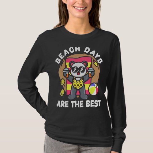 Beach Days Are The Best Inflatable Sphere Water Ba T_Shirt