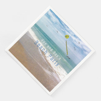 Beach Days Beach Party Paper Dinner Napkins