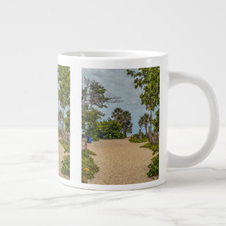 Beach Days, Overcast, Beach Welcome Giant Coffee Mug