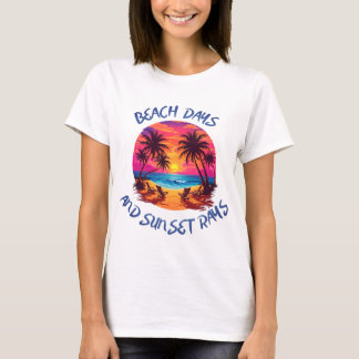 Beach Days & Sunset Vibes: Embrace the Rays T-Shir T-Shirt