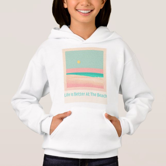 Beach design  hoodie (Front)